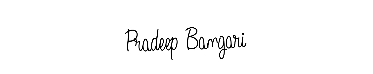 Best and Professional Signature Style for Pradeep Bangari. Angelique-Rose-font-FFP Best Signature Style Collection. Pradeep Bangari signature style 5 images and pictures png
