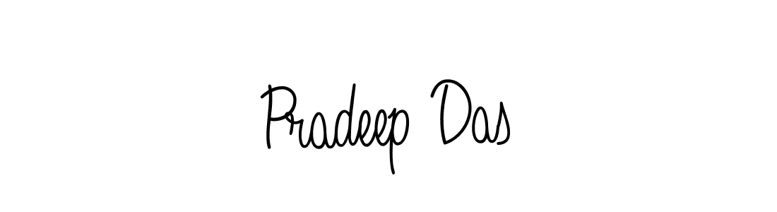 Create a beautiful signature design for name Pradeep Das. With this signature (Angelique-Rose-font-FFP) fonts, you can make a handwritten signature for free. Pradeep Das signature style 5 images and pictures png