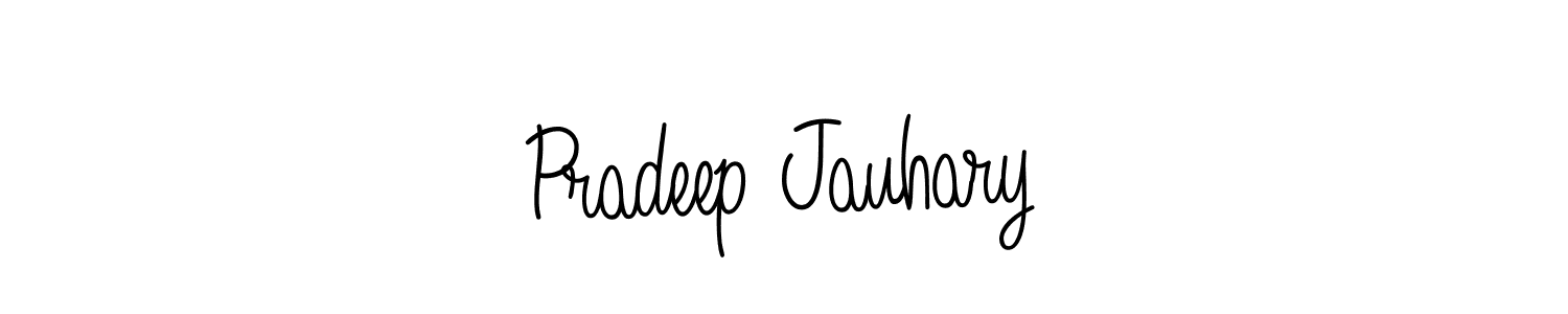 How to Draw Pradeep Jauhary signature style? Angelique-Rose-font-FFP is a latest design signature styles for name Pradeep Jauhary. Pradeep Jauhary signature style 5 images and pictures png