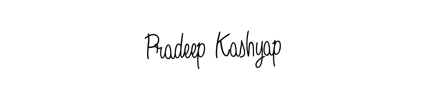 Also we have Pradeep Kashyap name is the best signature style. Create professional handwritten signature collection using Angelique-Rose-font-FFP autograph style. Pradeep Kashyap signature style 5 images and pictures png