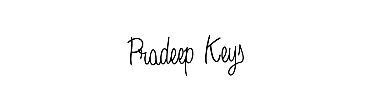 How to make Pradeep Keys name signature. Use Angelique-Rose-font-FFP style for creating short signs online. This is the latest handwritten sign. Pradeep Keys signature style 5 images and pictures png