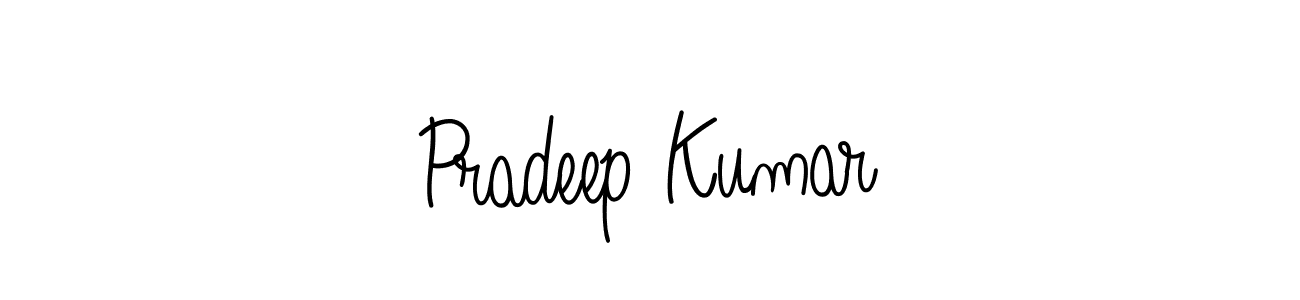 How to make Pradeep Kumar signature? Angelique-Rose-font-FFP is a professional autograph style. Create handwritten signature for Pradeep Kumar name. Pradeep Kumar signature style 5 images and pictures png