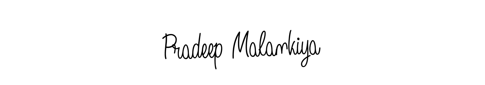 if you are searching for the best signature style for your name Pradeep Malankiya. so please give up your signature search. here we have designed multiple signature styles  using Angelique-Rose-font-FFP. Pradeep Malankiya signature style 5 images and pictures png