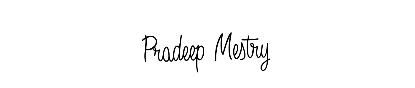 Design your own signature with our free online signature maker. With this signature software, you can create a handwritten (Angelique-Rose-font-FFP) signature for name Pradeep Mestry. Pradeep Mestry signature style 5 images and pictures png