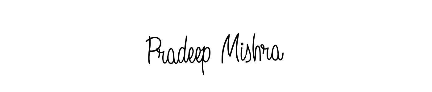 How to make Pradeep Mishra signature? Angelique-Rose-font-FFP is a professional autograph style. Create handwritten signature for Pradeep Mishra name. Pradeep Mishra signature style 5 images and pictures png