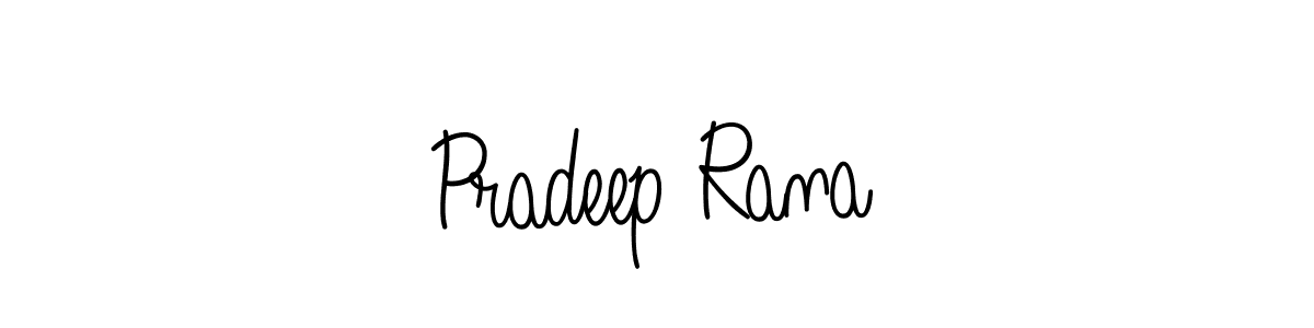 Create a beautiful signature design for name Pradeep Rana. With this signature (Angelique-Rose-font-FFP) fonts, you can make a handwritten signature for free. Pradeep Rana signature style 5 images and pictures png