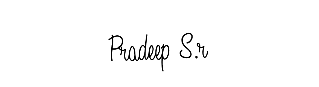 Design your own signature with our free online signature maker. With this signature software, you can create a handwritten (Angelique-Rose-font-FFP) signature for name Pradeep S.r. Pradeep S.r signature style 5 images and pictures png