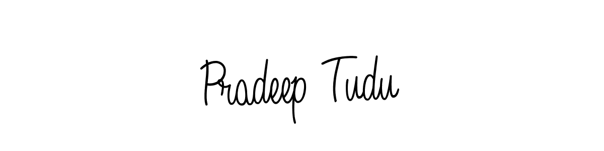 Angelique-Rose-font-FFP is a professional signature style that is perfect for those who want to add a touch of class to their signature. It is also a great choice for those who want to make their signature more unique. Get Pradeep Tudu name to fancy signature for free. Pradeep Tudu signature style 5 images and pictures png