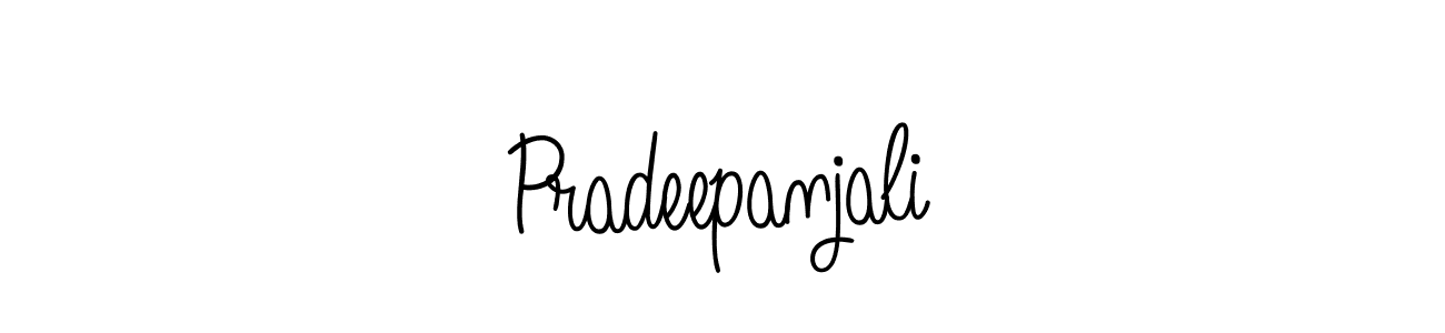Once you've used our free online signature maker to create your best signature Angelique-Rose-font-FFP style, it's time to enjoy all of the benefits that Pradeepanjali name signing documents. Pradeepanjali signature style 5 images and pictures png