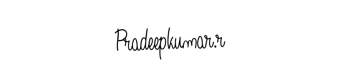 Make a beautiful signature design for name Pradeepkumar.r. Use this online signature maker to create a handwritten signature for free. Pradeepkumar.r signature style 5 images and pictures png