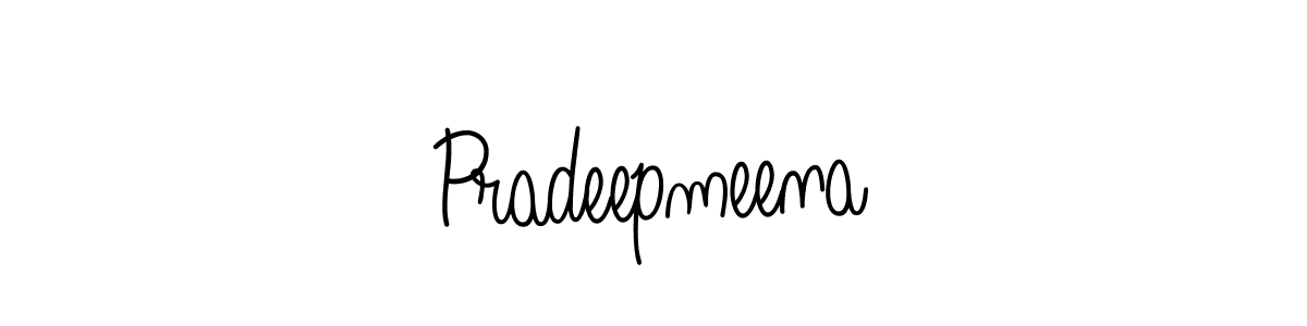 Design your own signature with our free online signature maker. With this signature software, you can create a handwritten (Angelique-Rose-font-FFP) signature for name Pradeepmeena. Pradeepmeena signature style 5 images and pictures png