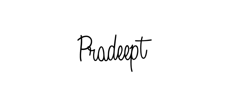 How to Draw Pradeept signature style? Angelique-Rose-font-FFP is a latest design signature styles for name Pradeept. Pradeept signature style 5 images and pictures png