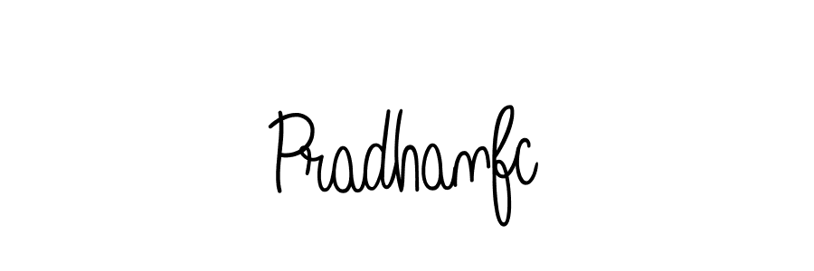 Make a beautiful signature design for name Pradhanfc. Use this online signature maker to create a handwritten signature for free. Pradhanfc signature style 5 images and pictures png