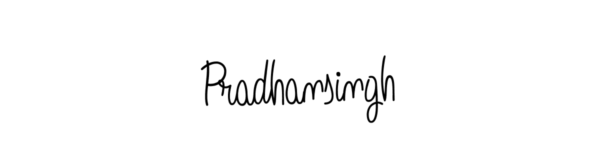 Pradhansingh stylish signature style. Best Handwritten Sign (Angelique-Rose-font-FFP) for my name. Handwritten Signature Collection Ideas for my name Pradhansingh. Pradhansingh signature style 5 images and pictures png