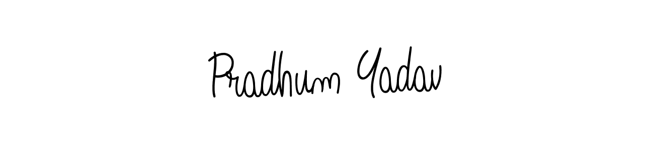 How to Draw Pradhum Yadav signature style? Angelique-Rose-font-FFP is a latest design signature styles for name Pradhum Yadav. Pradhum Yadav signature style 5 images and pictures png