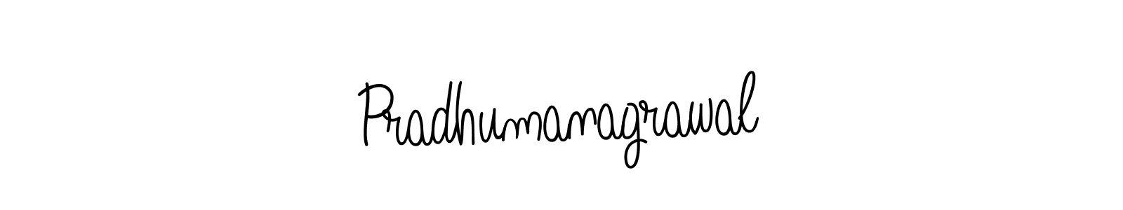 How to make Pradhumanagrawal signature? Angelique-Rose-font-FFP is a professional autograph style. Create handwritten signature for Pradhumanagrawal name. Pradhumanagrawal signature style 5 images and pictures png