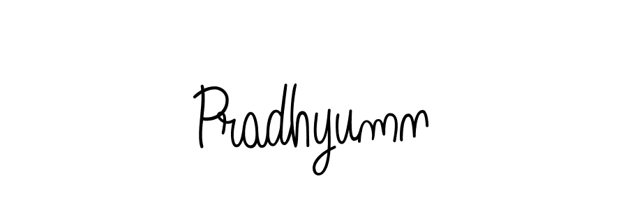 Also we have Pradhyumn name is the best signature style. Create professional handwritten signature collection using Angelique-Rose-font-FFP autograph style. Pradhyumn signature style 5 images and pictures png