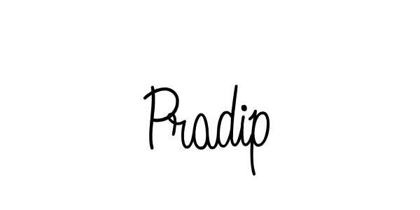 Also we have Pradip name is the best signature style. Create professional handwritten signature collection using Angelique-Rose-font-FFP autograph style. Pradip signature style 5 images and pictures png