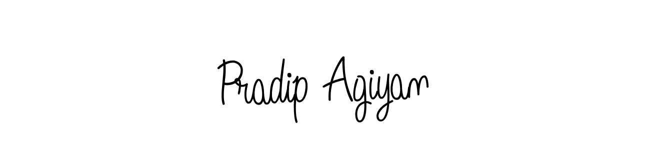 Make a short Pradip Agiyan signature style. Manage your documents anywhere anytime using Angelique-Rose-font-FFP. Create and add eSignatures, submit forms, share and send files easily. Pradip Agiyan signature style 5 images and pictures png