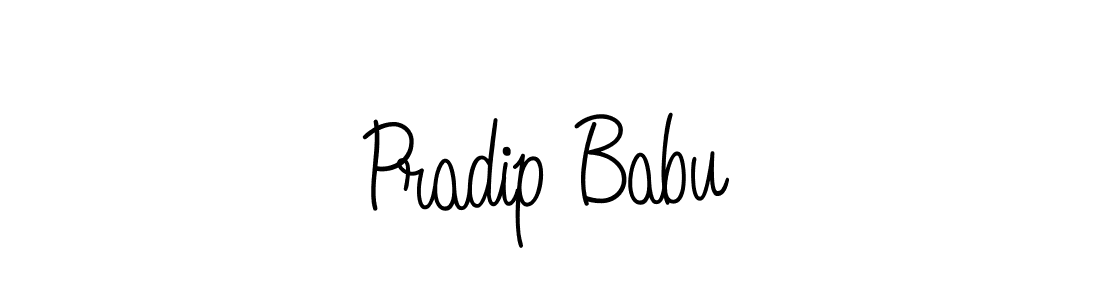 Best and Professional Signature Style for Pradip Babu. Angelique-Rose-font-FFP Best Signature Style Collection. Pradip Babu signature style 5 images and pictures png