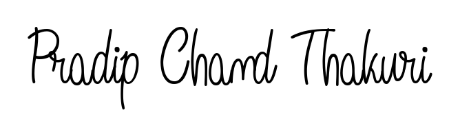 Express your personality with a custom Pradip Chand Thakuri signature crafted with Angelique-Rose-font-FFP typography. Free transparent PNG download available. Pradip Chand Thakuri signature style 5 images and pictures png