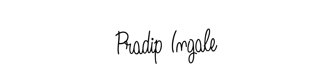 Also we have Pradip Ingale name is the best signature style. Create professional handwritten signature collection using Angelique-Rose-font-FFP autograph style. Pradip Ingale signature style 5 images and pictures png