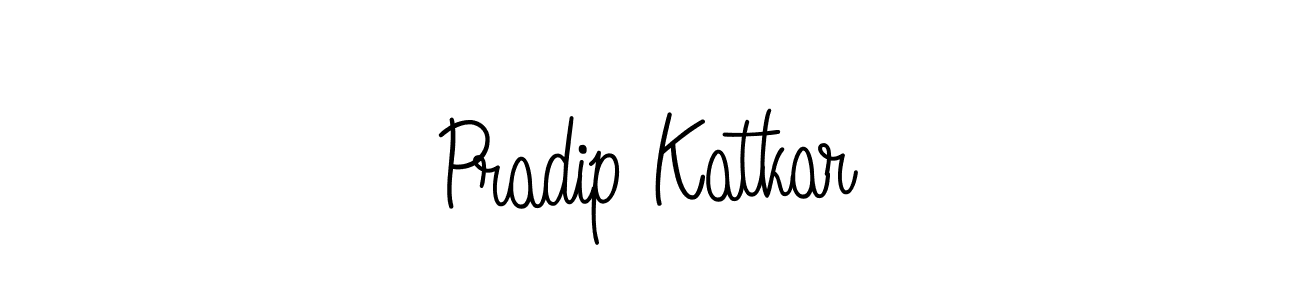 Create a beautiful signature design for name Pradip Katkar. With this signature (Angelique-Rose-font-FFP) fonts, you can make a handwritten signature for free. Pradip Katkar signature style 5 images and pictures png