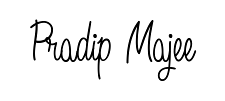 Create a beautiful signature design for name Pradip Majee. With this signature (Angelique-Rose-font-FFP) fonts, you can make a handwritten signature for free. Pradip Majee signature style 5 images and pictures png