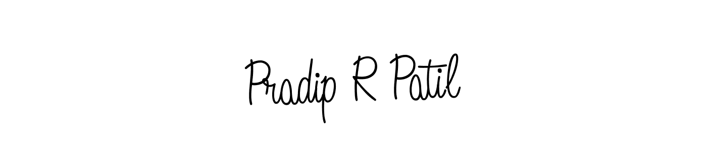 This is the best signature style for the Pradip R Patil name. Also you like these signature font (Angelique-Rose-font-FFP). Mix name signature. Pradip R Patil signature style 5 images and pictures png
