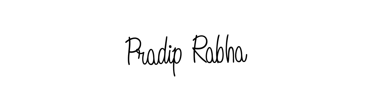 You should practise on your own different ways (Angelique-Rose-font-FFP) to write your name (Pradip Rabha) in signature. don't let someone else do it for you. Pradip Rabha signature style 5 images and pictures png