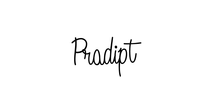 The best way (Angelique-Rose-font-FFP) to make a short signature is to pick only two or three words in your name. The name Pradipt include a total of six letters. For converting this name. Pradipt signature style 5 images and pictures png