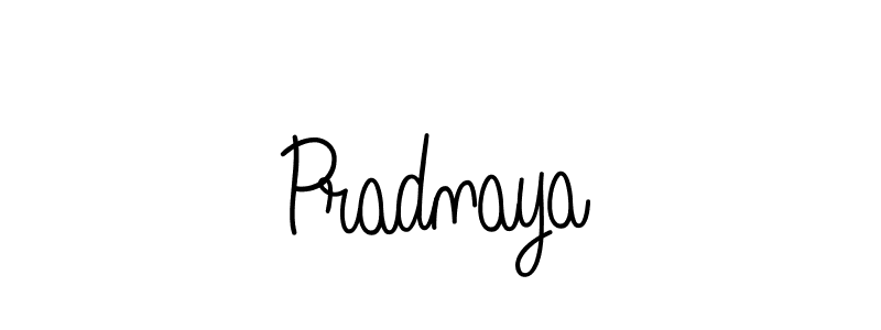 You should practise on your own different ways (Angelique-Rose-font-FFP) to write your name (Pradnaya) in signature. don't let someone else do it for you. Pradnaya signature style 5 images and pictures png