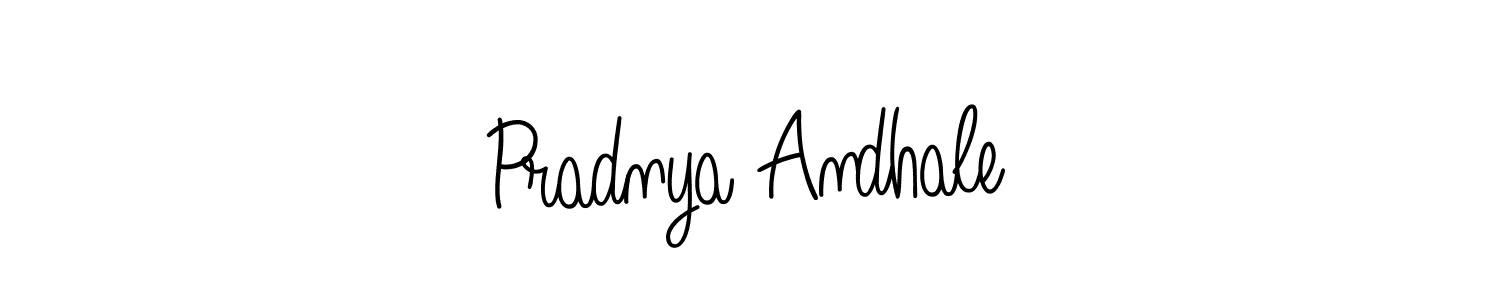 Design your own signature with our free online signature maker. With this signature software, you can create a handwritten (Angelique-Rose-font-FFP) signature for name Pradnya Andhale. Pradnya Andhale signature style 5 images and pictures png