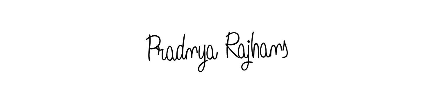 Pradnya Rajhans stylish signature style. Best Handwritten Sign (Angelique-Rose-font-FFP) for my name. Handwritten Signature Collection Ideas for my name Pradnya Rajhans. Pradnya Rajhans signature style 5 images and pictures png