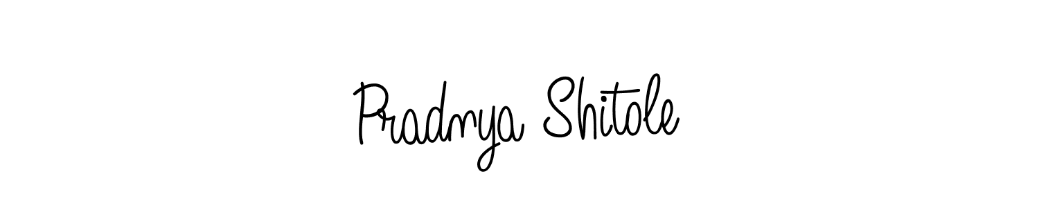 How to make Pradnya Shitole signature? Angelique-Rose-font-FFP is a professional autograph style. Create handwritten signature for Pradnya Shitole name. Pradnya Shitole signature style 5 images and pictures png