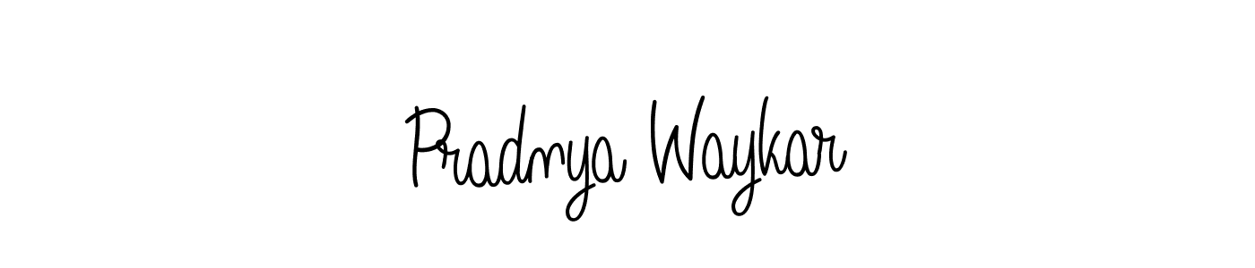Also we have Pradnya Waykar name is the best signature style. Create professional handwritten signature collection using Angelique-Rose-font-FFP autograph style. Pradnya Waykar signature style 5 images and pictures png