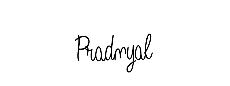 You should practise on your own different ways (Angelique-Rose-font-FFP) to write your name (Pradnyal) in signature. don't let someone else do it for you. Pradnyal signature style 5 images and pictures png