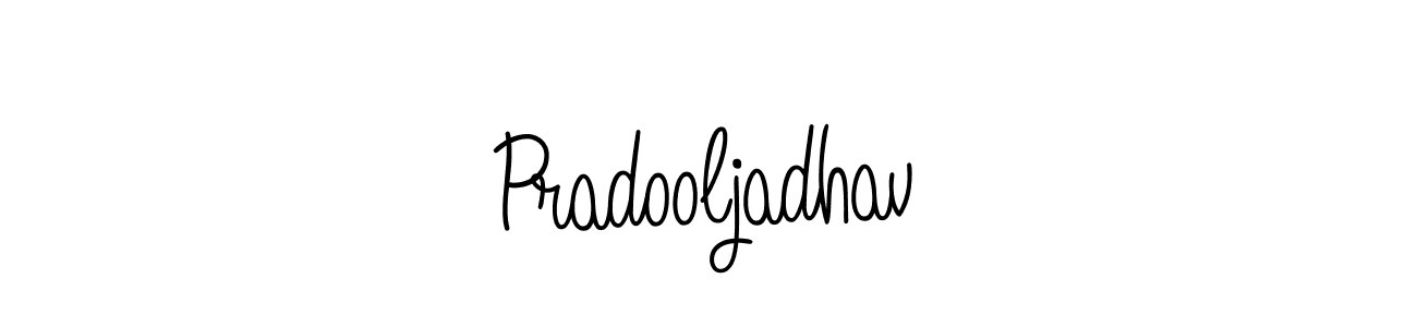 How to make Pradooljadhav signature? Angelique-Rose-font-FFP is a professional autograph style. Create handwritten signature for Pradooljadhav name. Pradooljadhav signature style 5 images and pictures png