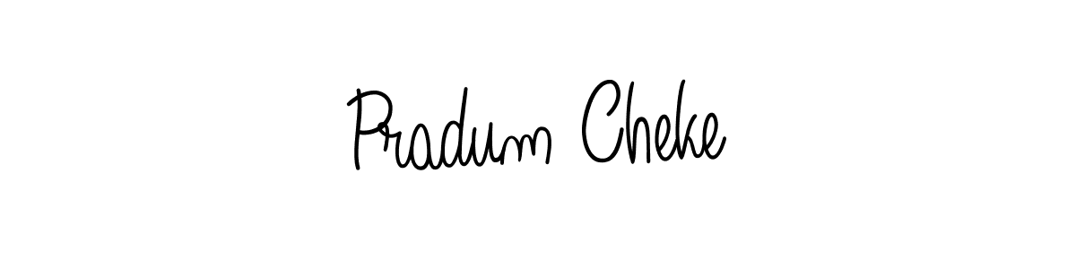 Make a beautiful signature design for name Pradum Cheke. Use this online signature maker to create a handwritten signature for free. Pradum Cheke signature style 5 images and pictures png
