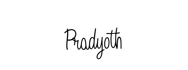 if you are searching for the best signature style for your name Pradyoth. so please give up your signature search. here we have designed multiple signature styles  using Angelique-Rose-font-FFP. Pradyoth signature style 5 images and pictures png