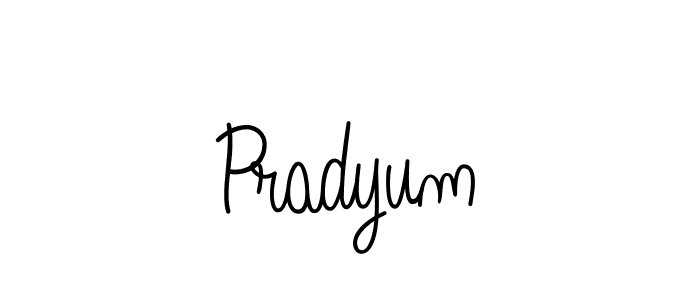 The best way (Angelique-Rose-font-FFP) to make a short signature is to pick only two or three words in your name. The name Pradyum include a total of six letters. For converting this name. Pradyum signature style 5 images and pictures png