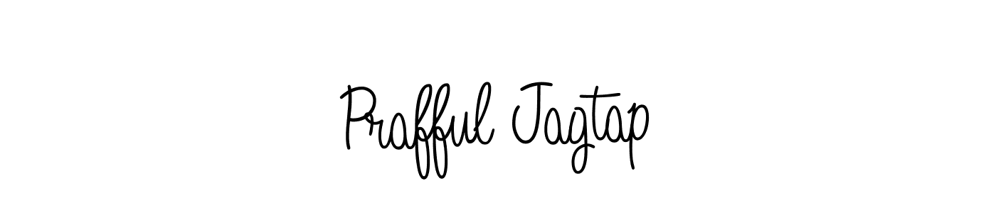 Design your own signature with our free online signature maker. With this signature software, you can create a handwritten (Angelique-Rose-font-FFP) signature for name Prafful Jagtap. Prafful Jagtap signature style 5 images and pictures png