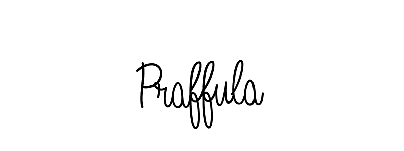 How to make Praffula name signature. Use Angelique-Rose-font-FFP style for creating short signs online. This is the latest handwritten sign. Praffula signature style 5 images and pictures png