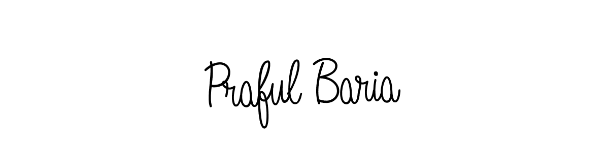 if you are searching for the best signature style for your name Praful Baria. so please give up your signature search. here we have designed multiple signature styles  using Angelique-Rose-font-FFP. Praful Baria signature style 5 images and pictures png