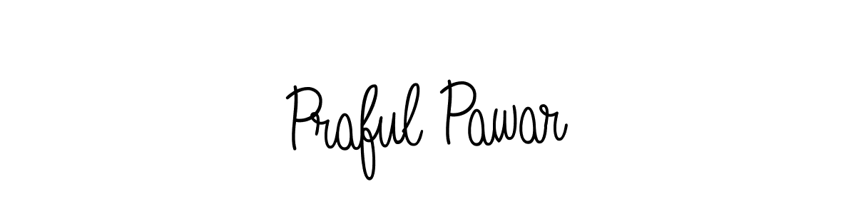How to make Praful Pawar signature? Angelique-Rose-font-FFP is a professional autograph style. Create handwritten signature for Praful Pawar name. Praful Pawar signature style 5 images and pictures png