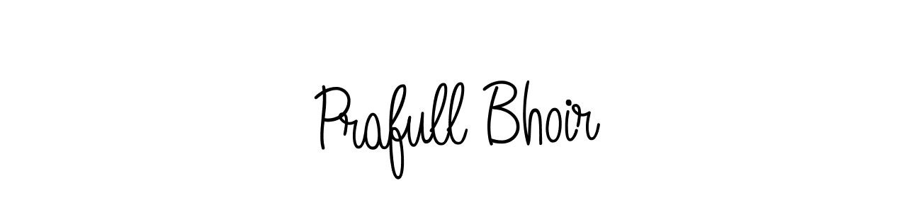 Create a beautiful signature design for name Prafull Bhoir. With this signature (Angelique-Rose-font-FFP) fonts, you can make a handwritten signature for free. Prafull Bhoir signature style 5 images and pictures png