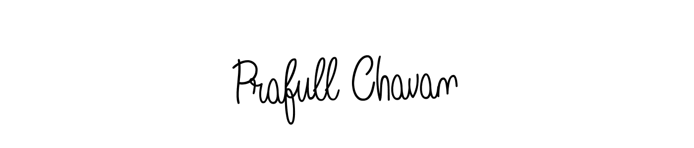 Design your own signature with our free online signature maker. With this signature software, you can create a handwritten (Angelique-Rose-font-FFP) signature for name Prafull Chavan. Prafull Chavan signature style 5 images and pictures png