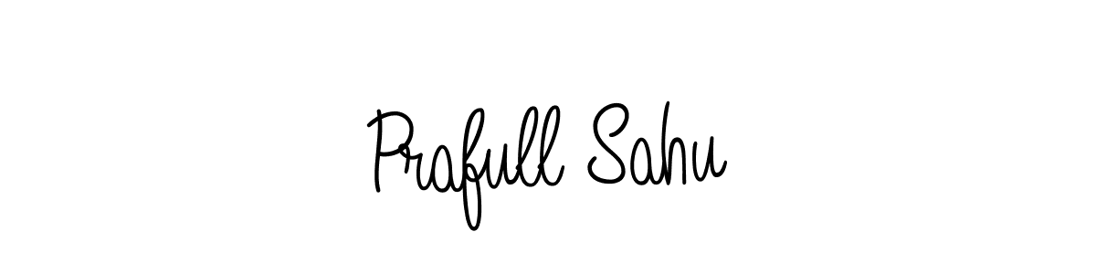 Use a signature maker to create a handwritten signature online. With this signature software, you can design (Angelique-Rose-font-FFP) your own signature for name Prafull Sahu. Prafull Sahu signature style 5 images and pictures png