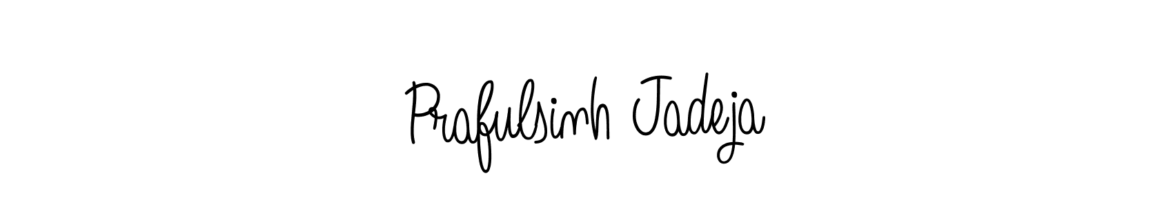 Make a beautiful signature design for name Prafulsinh Jadeja. With this signature (Angelique-Rose-font-FFP) style, you can create a handwritten signature for free. Prafulsinh Jadeja signature style 5 images and pictures png