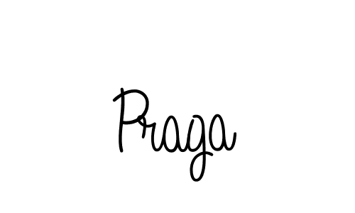 Praga stylish signature style. Best Handwritten Sign (Angelique-Rose-font-FFP) for my name. Handwritten Signature Collection Ideas for my name Praga. Praga signature style 5 images and pictures png